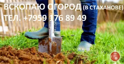 Вскопаю огород в Стаханове